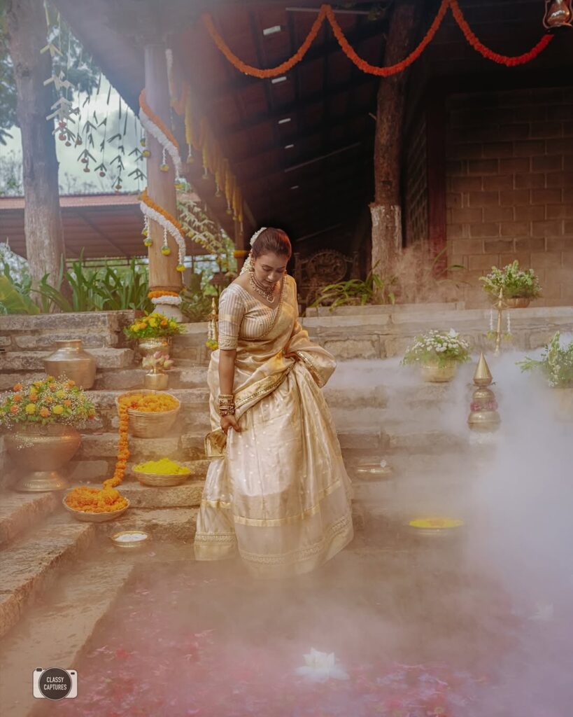 swipe ➡️ 🤍🦢🪷photography @classycaptures officialdesigner @maayarangdesignstudiomakeup and (2)